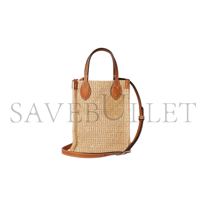GUCCI MINI RAFFIA BLEND VISCOSE SHOULDER BAG 780083 (18.5*14*8cm)